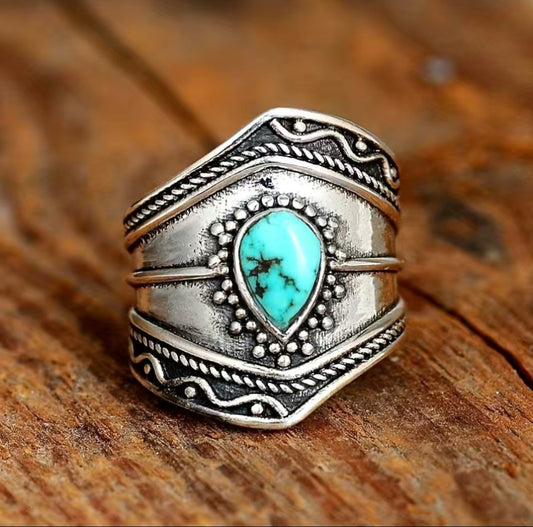 Desert Rain Turquoise Ring